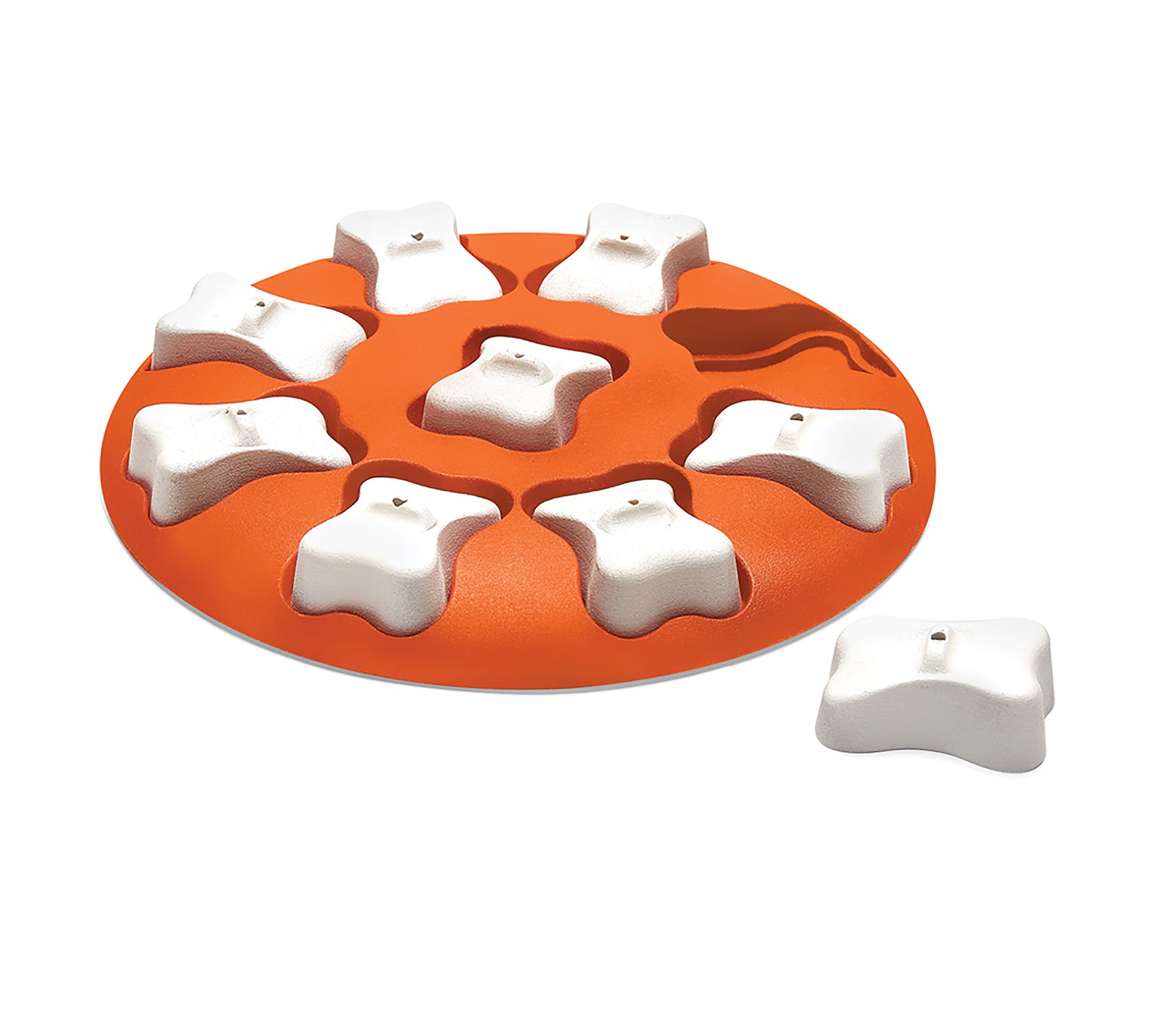 Nina Ottosson Interactive Treat Hiding Dog - The Smart in Orange