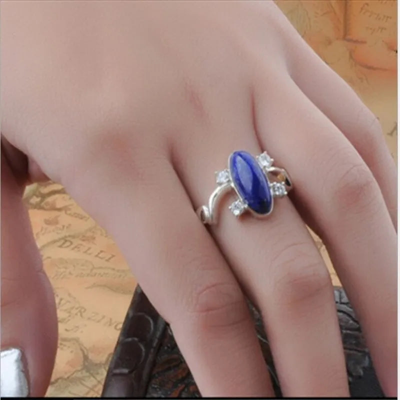 Elena daylight ring the vampire diaries Irina anti-daylight ring set with zircon S925 sterling silver ring
