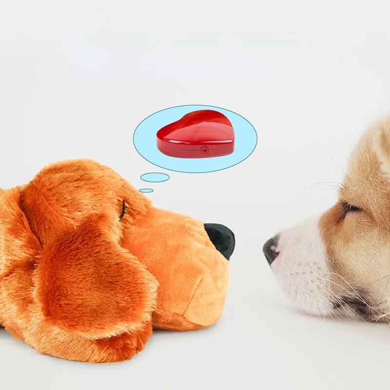 Pet Heartbeat Puppy Behavioral Training Dog Plush Pet Comfortable Snuggle Anxiety Relief Sleep Aid Doll Durable