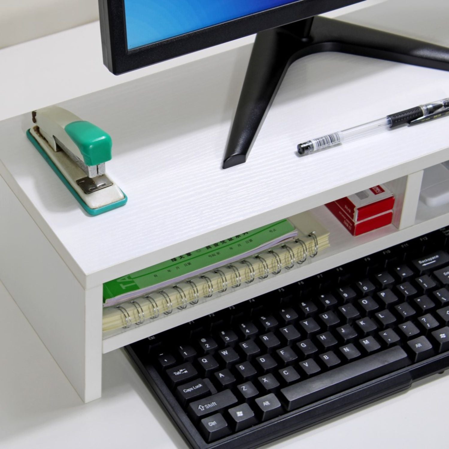 VOCTUS Monitor Stand with 2 Storage