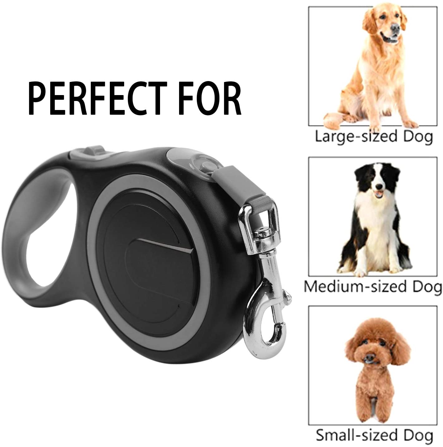 Dog and Cat 5m Retractable Heavy Duty 20kg Rated Pet Leash