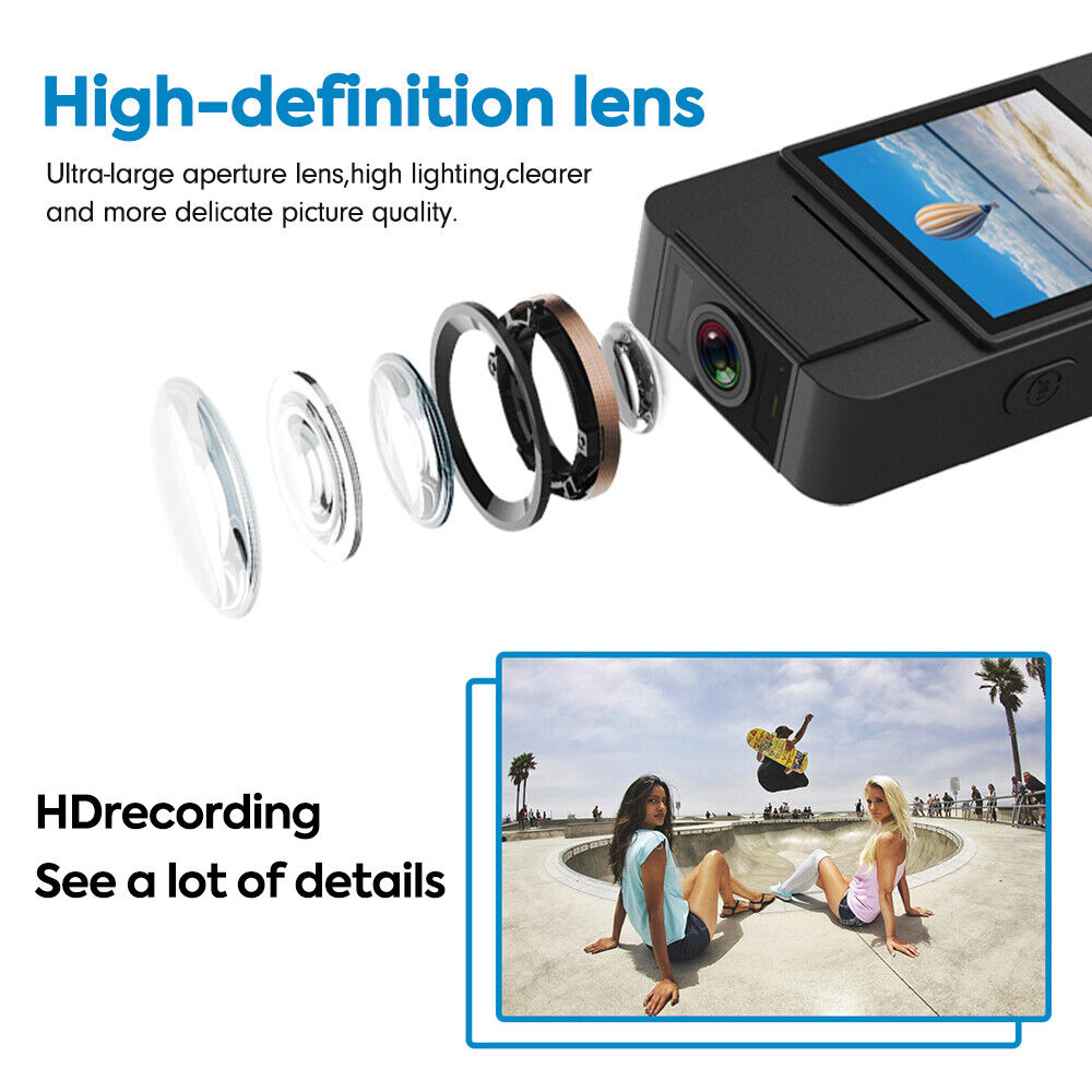 1080P Wifi HD Stable Riding Camera Wearable Video Recorder Comes With 64G SD Card