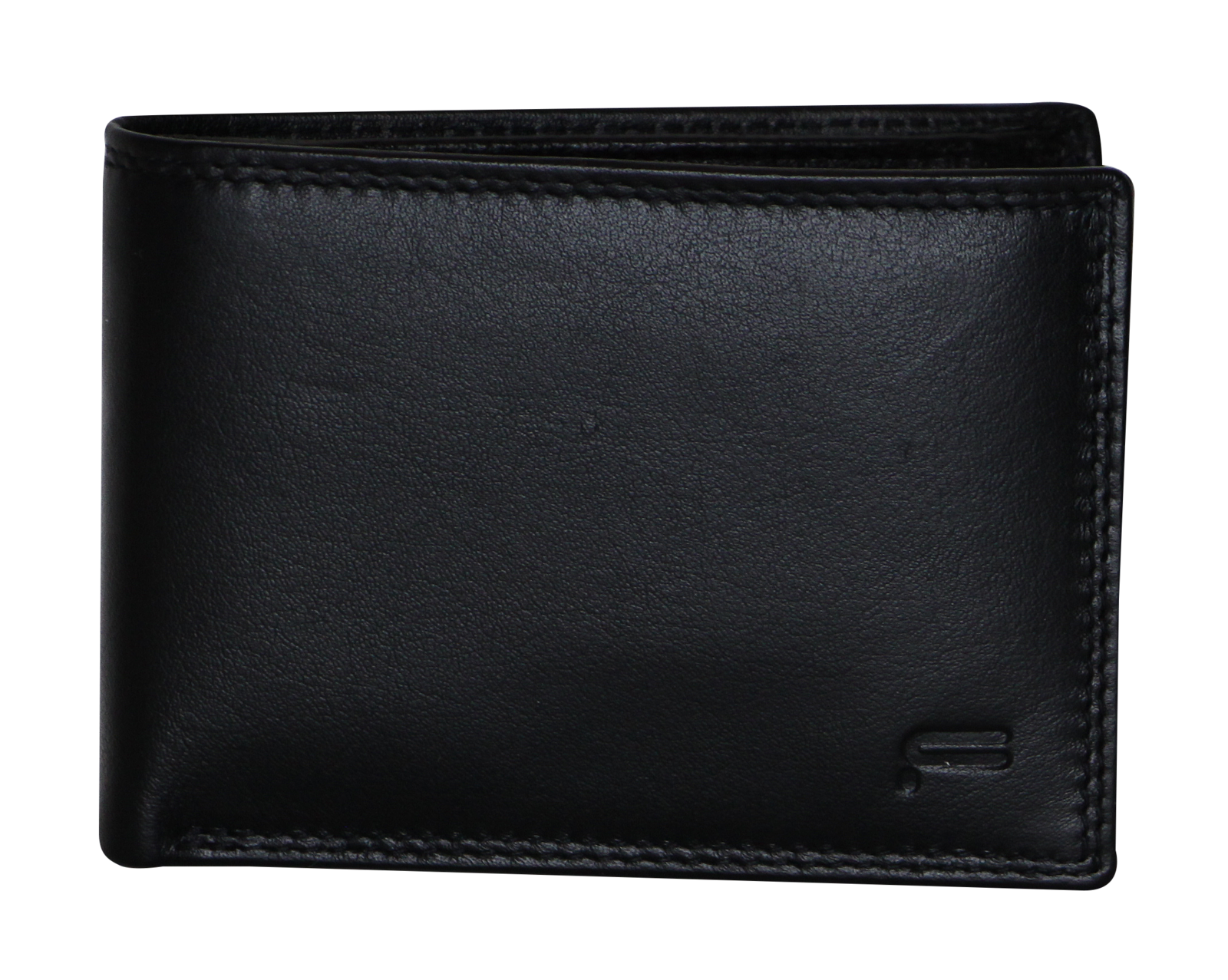 Futura Mens RFID Slim Genuine Leather Wallet - Black