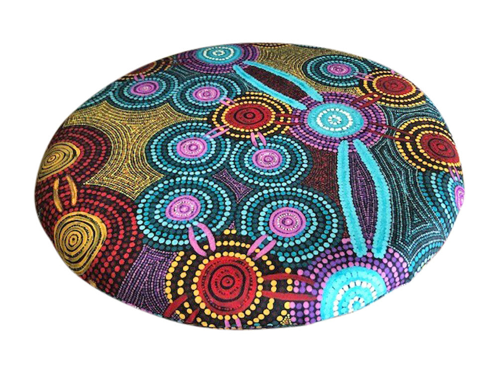 *EMRO Indigenous Designed Flat Floor Cushion - Generations - EMRO Designs