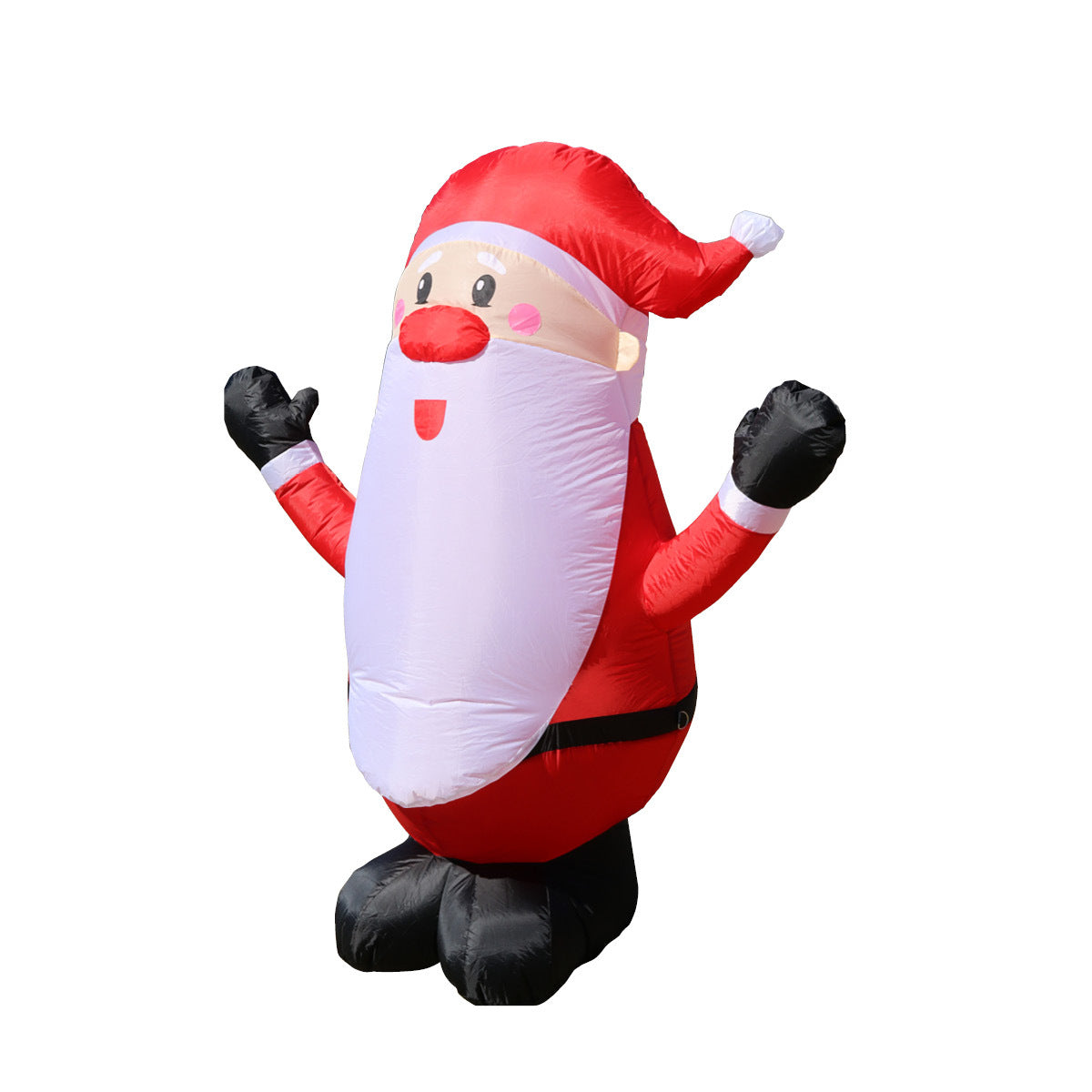 Christmas By Sas 1.8m Self Inflatable LED Jolly Santa Rotating Lights