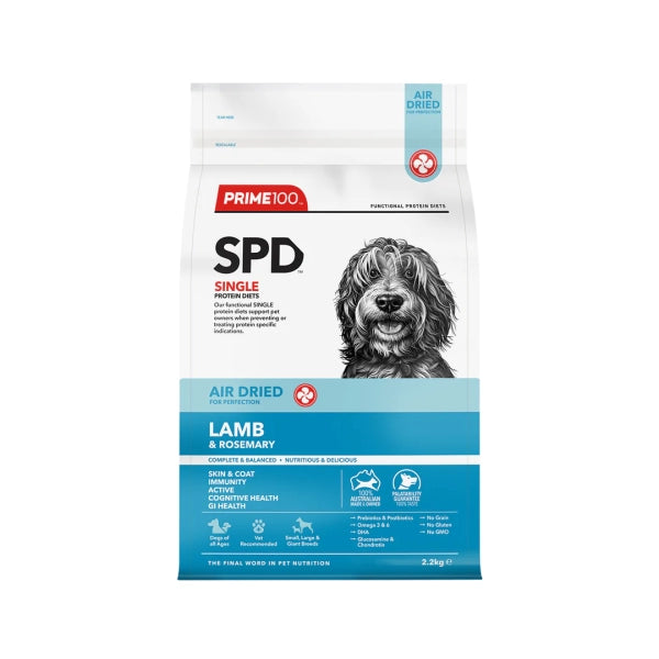 Prime100 - SPD Air Dried - Lamb & Rosemary - 600g