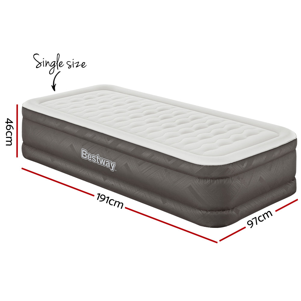 Bestway Air Mattress Bed Single Size Inflatable Camping Beds 46CM