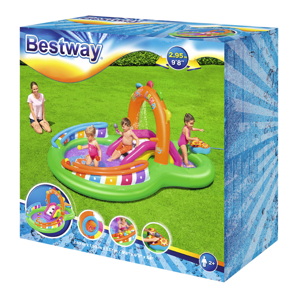 Bestway Inflatable Swimming Play Pool Kids Above Ground Kid Game Toy 3 People