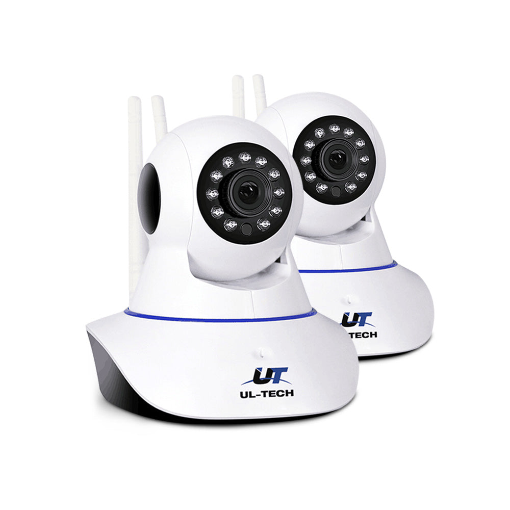 UL Tech Set of 2 1080P IP Wireless Camera - White