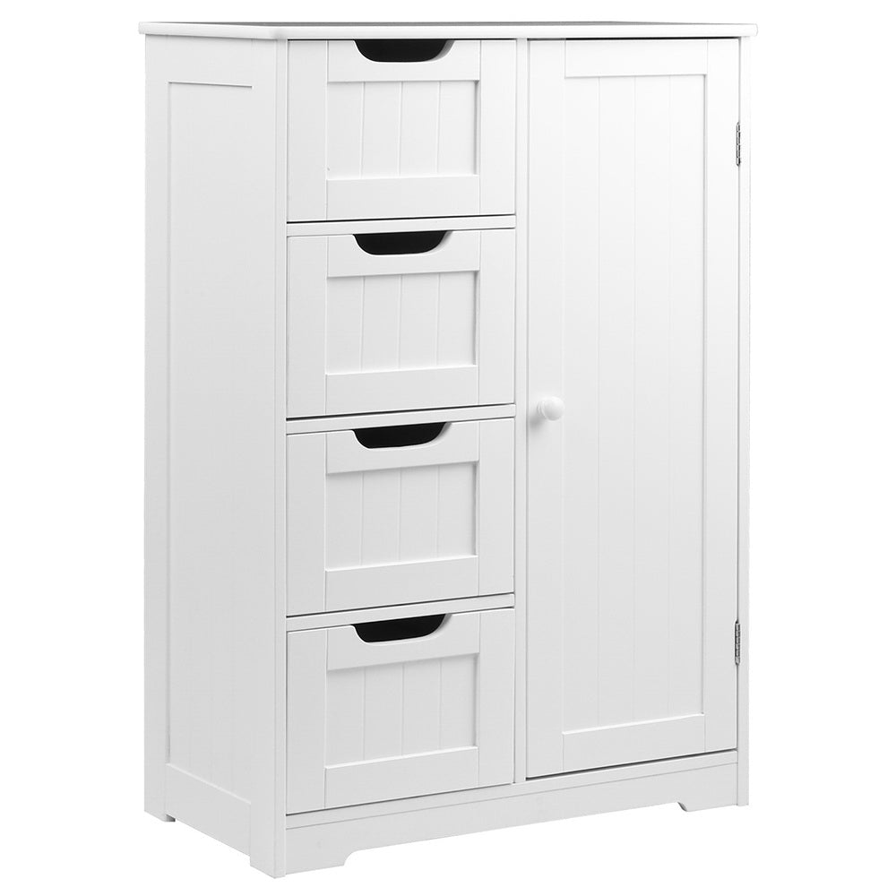 Artiss Bathroom Tallboy Storage Cabinet - White