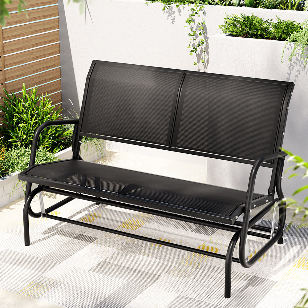 Gardeon Outdoor Garden Bench Swing Glider Rocking Patio Furniture Loveseat