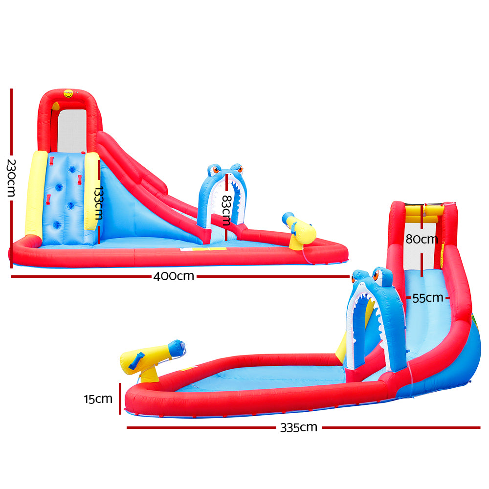 Happy Hop Water Park Inflatable Water Slide Jumping Castle Splash Toy Outdoor