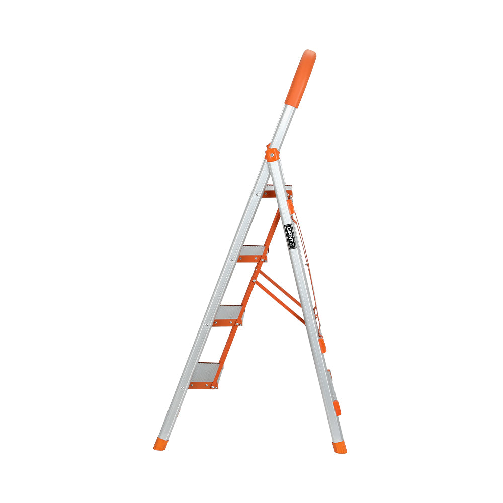 Giantz 4 Step Ladder Multi-Purpose Folding Aluminium Light Weight Non Slip Platform