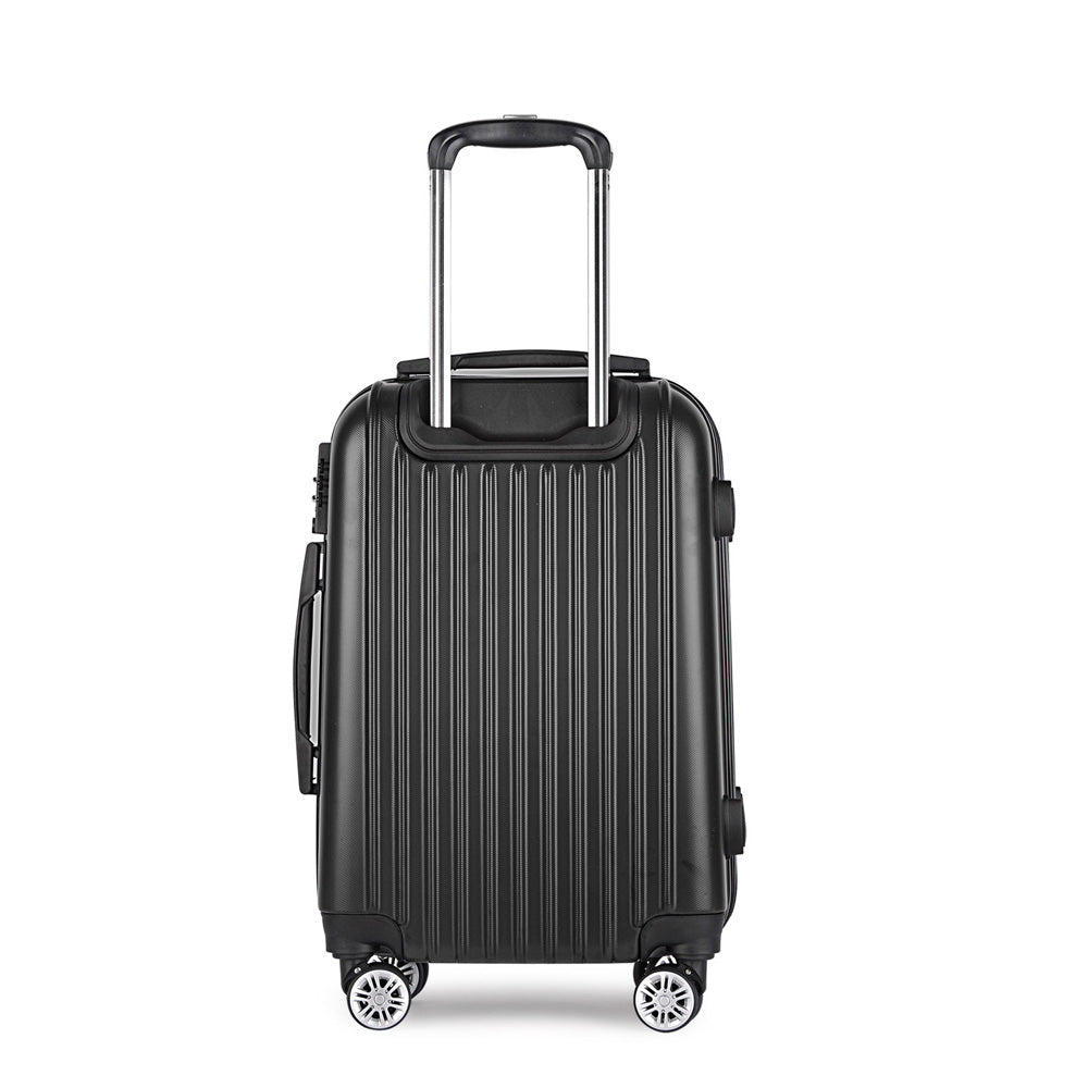 Wanderlite 24" Luggage Suitcase Hardcase Carry On Trolley Set Travel