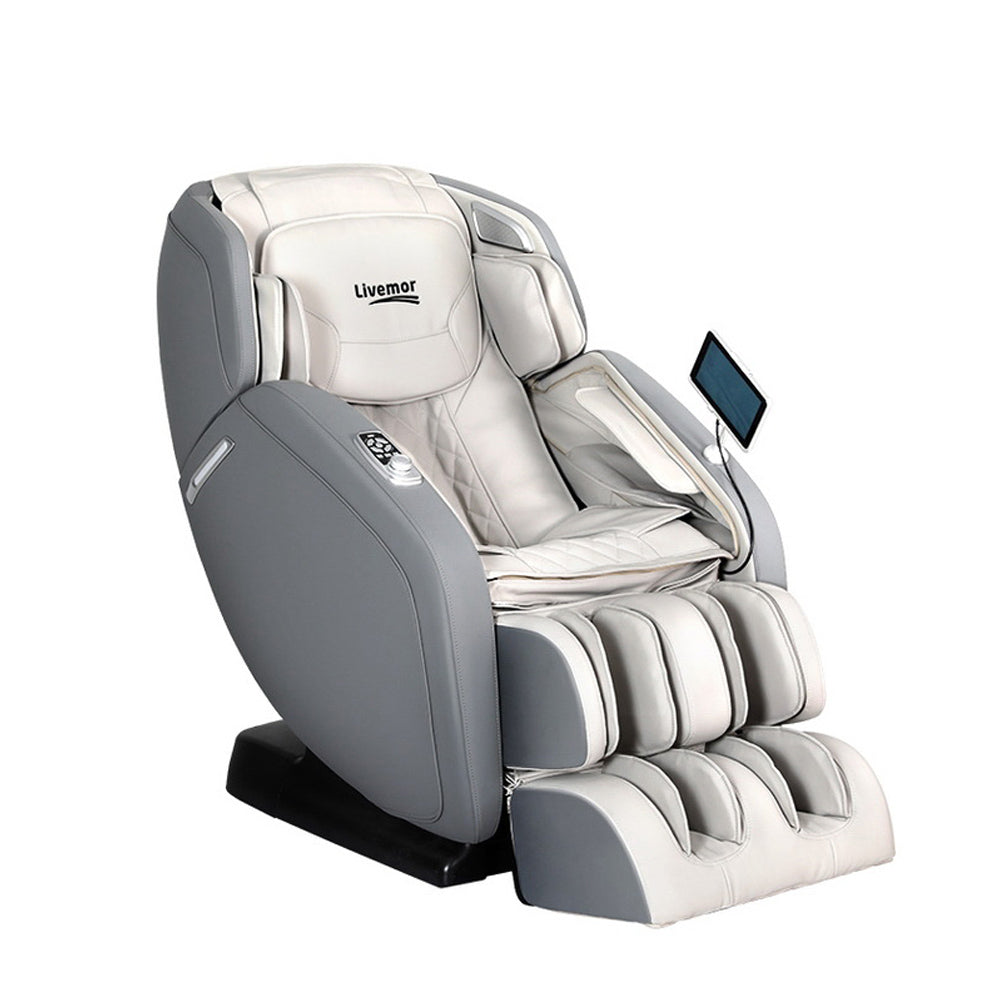 Livemor Massage Chair Electric 4D Recliner Shiatsu Zero Gravity Home Massager