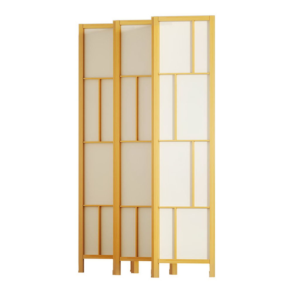 Artiss Ashton Room Divider Screen Privacy Wood Dividers Stand 6 Panel Natural