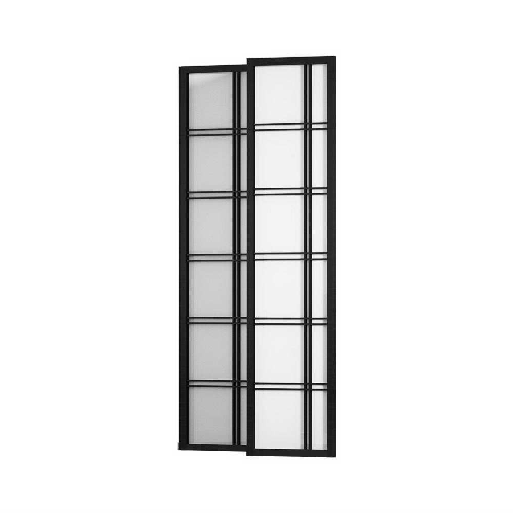 Artiss Room Divider Screen Privacy Wood Dividers Stand 3 Panel Nova Black