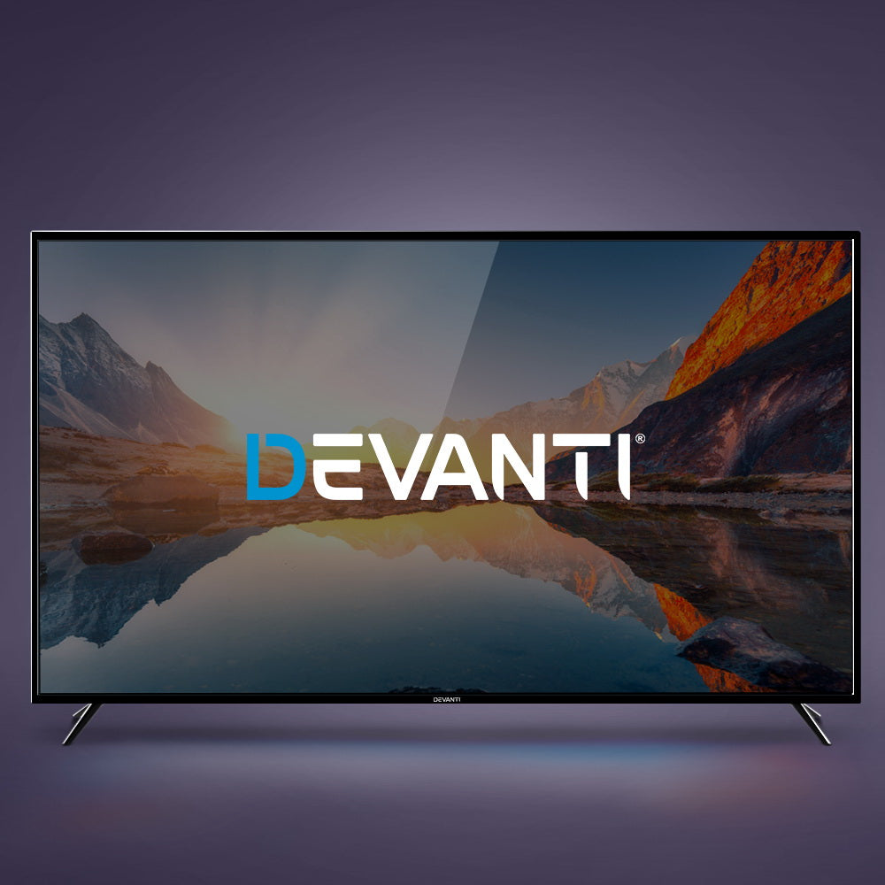 Devanti LED TV Smart TV 75 Inch LCD 4K UHD HDR 75” Television