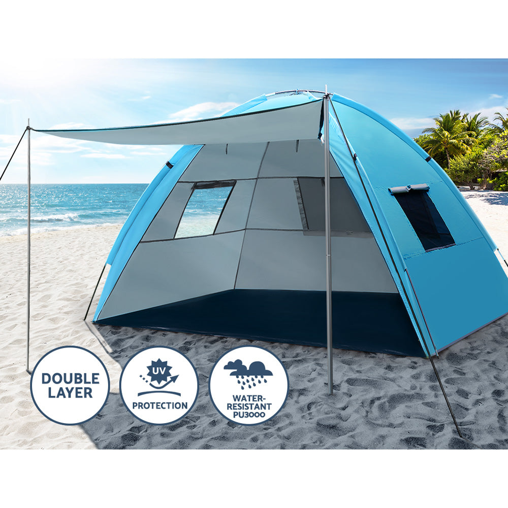 Weisshorn Beach Tents Hiking Sun Shade Shelter 2-4 Person