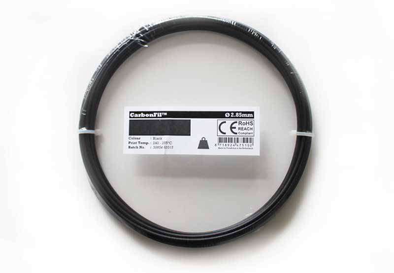 Carbon Fibre PETG Filament CarbonFil 2.85mm Black 50 gram 3D Printer Filament