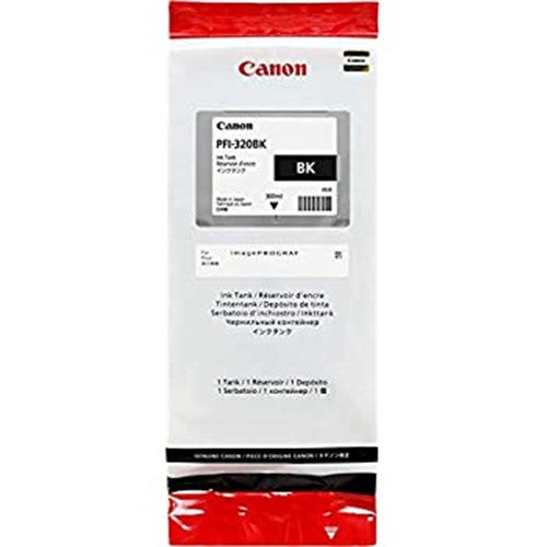 CANON PFI- 320BK BLACK INK FOR TM RANGE - 300ML