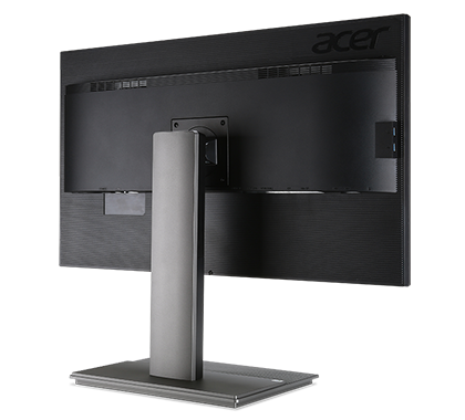 ACER B326HKD 32 inch Monitor 3840 x 2160 - Widescreen IPS display - Integrated speakers - Adjustable display angle - Dark Gray - DVI, HDMI, USB, DisplayPort