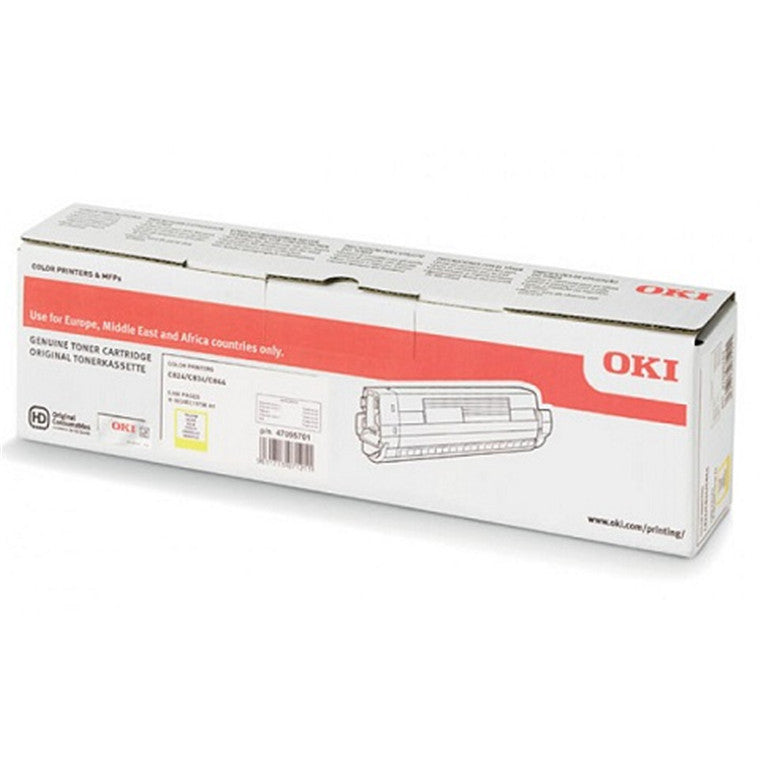 OKI C834 Yellowlow Toner