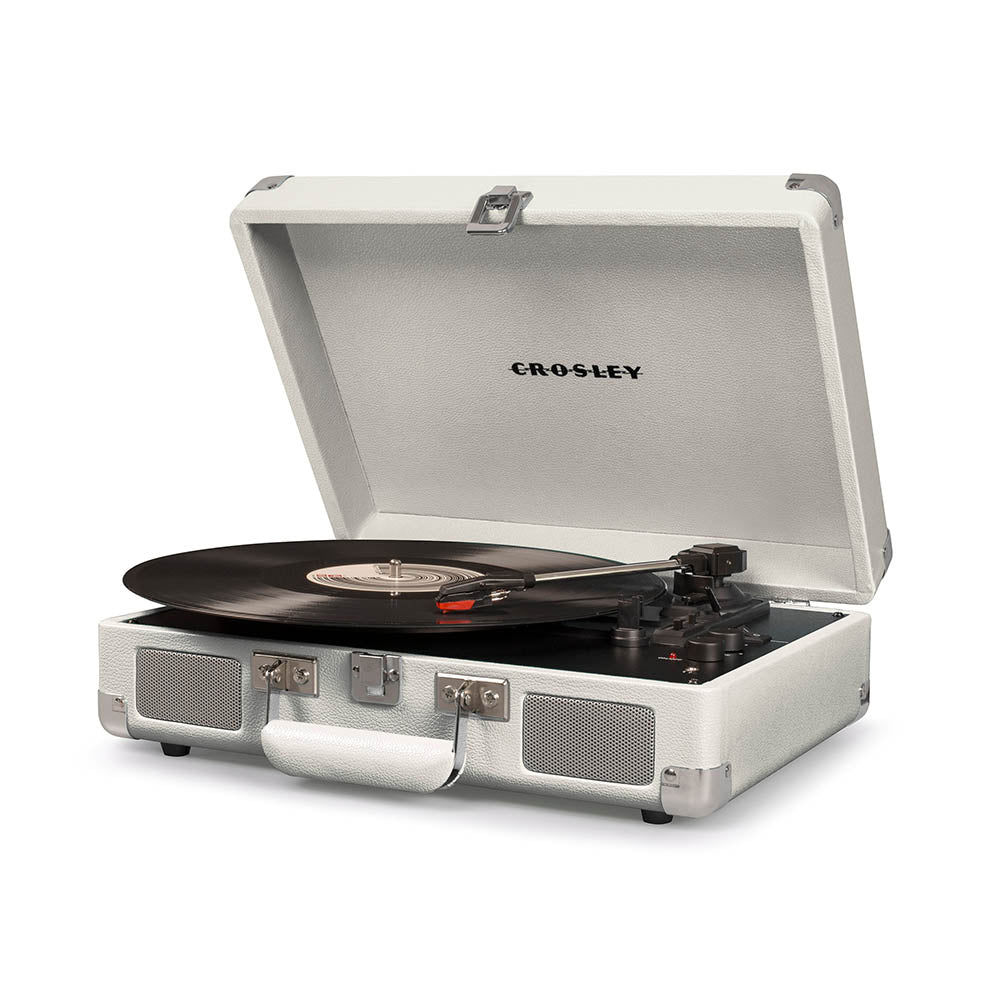 CROSLEY Crosley Cruiser White Sands - Bluetooth Turntable & Record Storage Crate