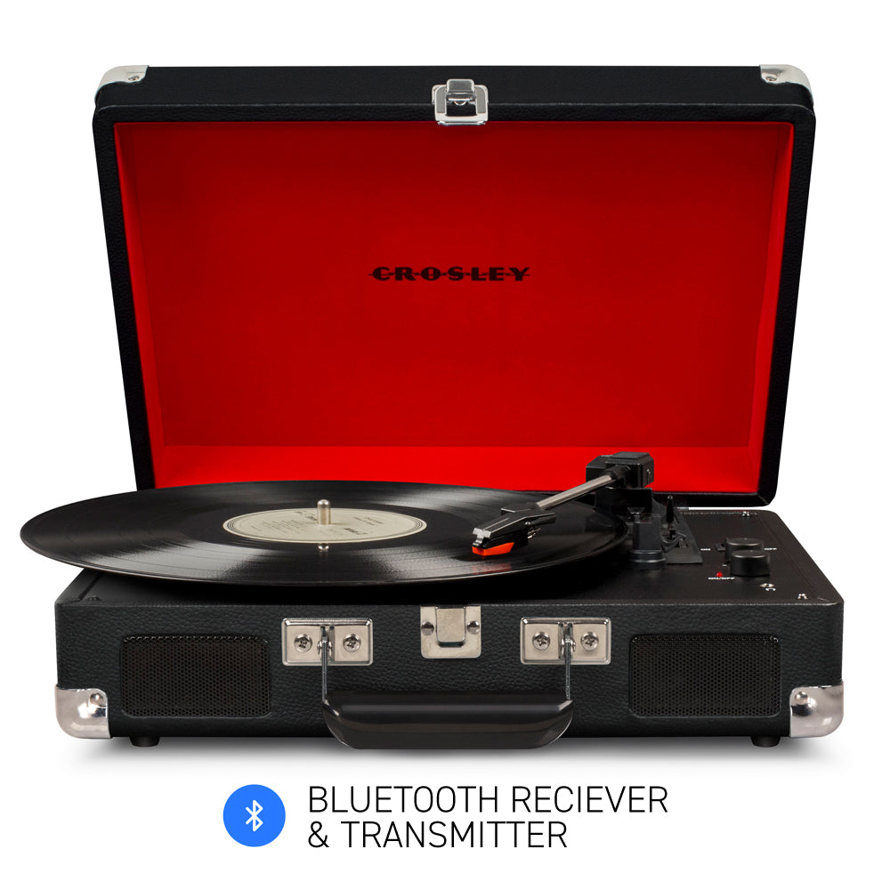 CROSLEY Crosley Cruiser Black - Bluetooth Portable Turntable