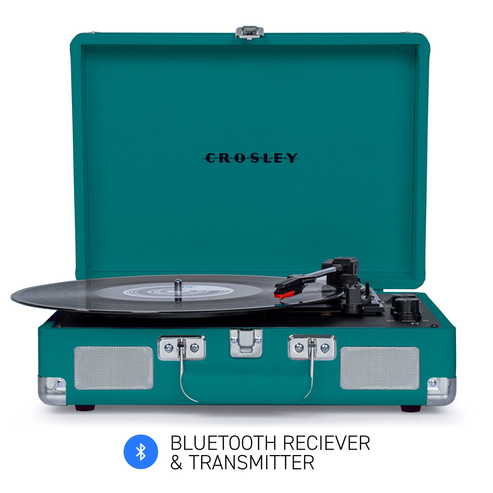 CROSLEY Crosley Cruiser Teal - Bluetooth Portable Turntable