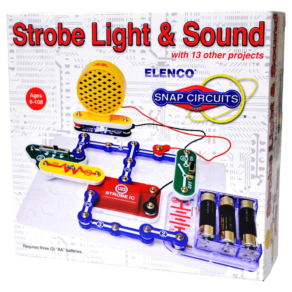 SNAP CIRCUITS Snap Circuits Mini Kit Strobe Light & Sound