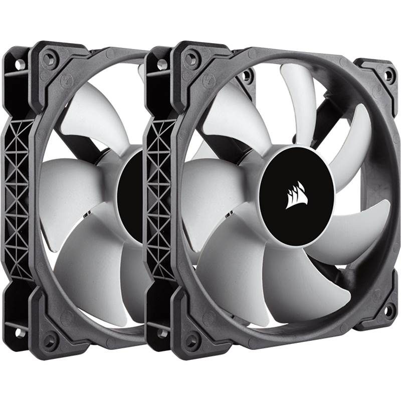 CORSAIR ML120 120mm Premium Magnetic Levitation Fan  Twin Pack!