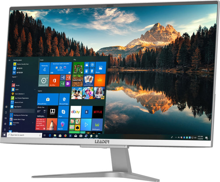 Leader Visionary 27" AIO no touch, Intel I5-1035G1, 8GB, 500GB SSD, WIFI6, 1M Camera,1Yr , win10 PRO, keyboard & Mouse, Win11 Ready