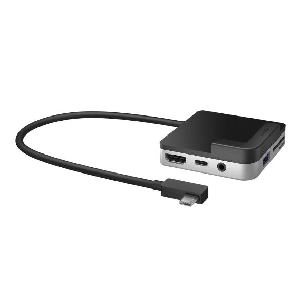 J5Create JCD612 USB-C to 4K 60 Hz HDMI Travel Dock for iPad Pro 11" &amp 12.9" USB-C to HDMI, 1 x USB-C PD, Micro SD card reader, 1 x USB-A, 3.5mm AUX
