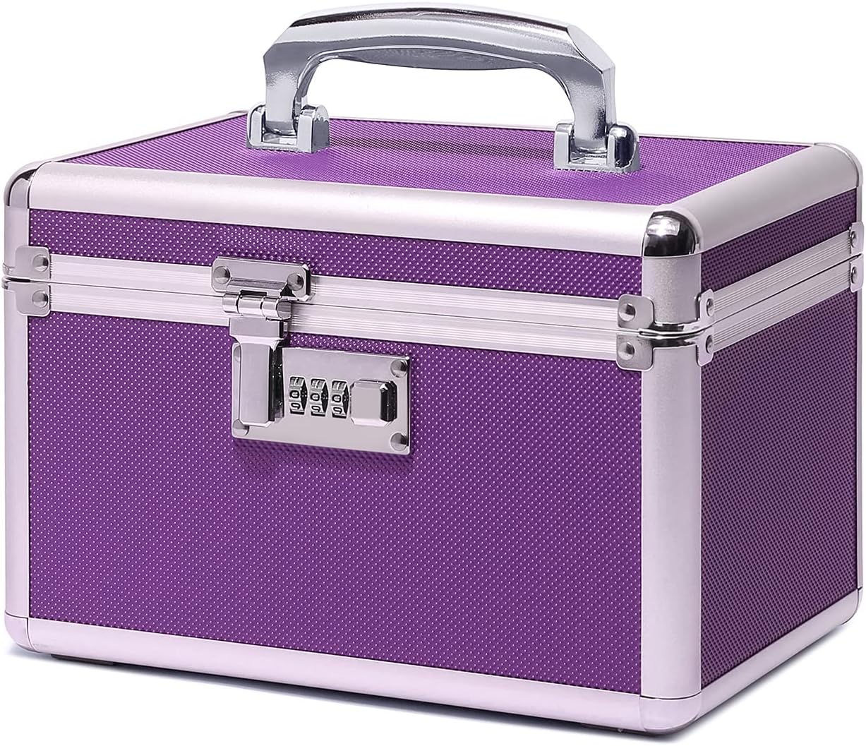 Locking Combination Medicine Box (Purple/Small)