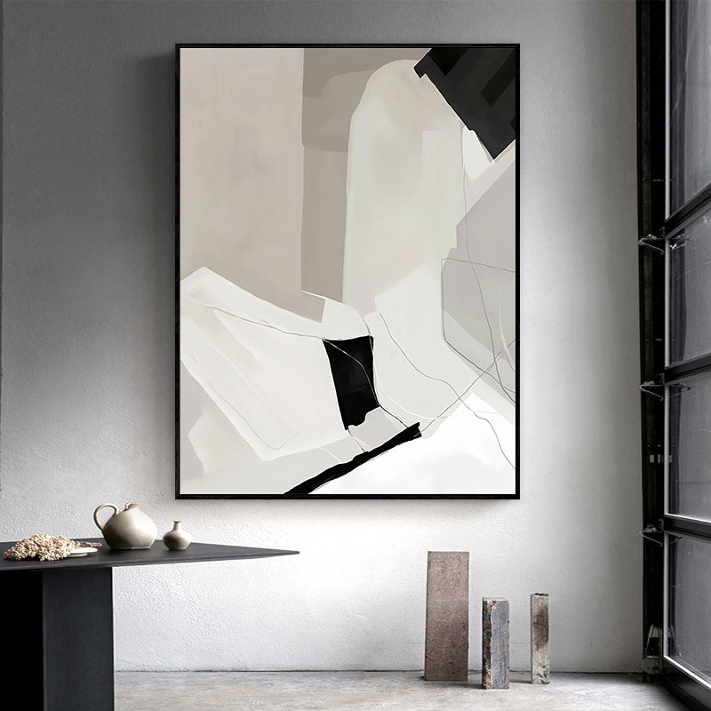 50cmx70cm Modern Abstract 3 Sets Black Frame Canvas Wall Art