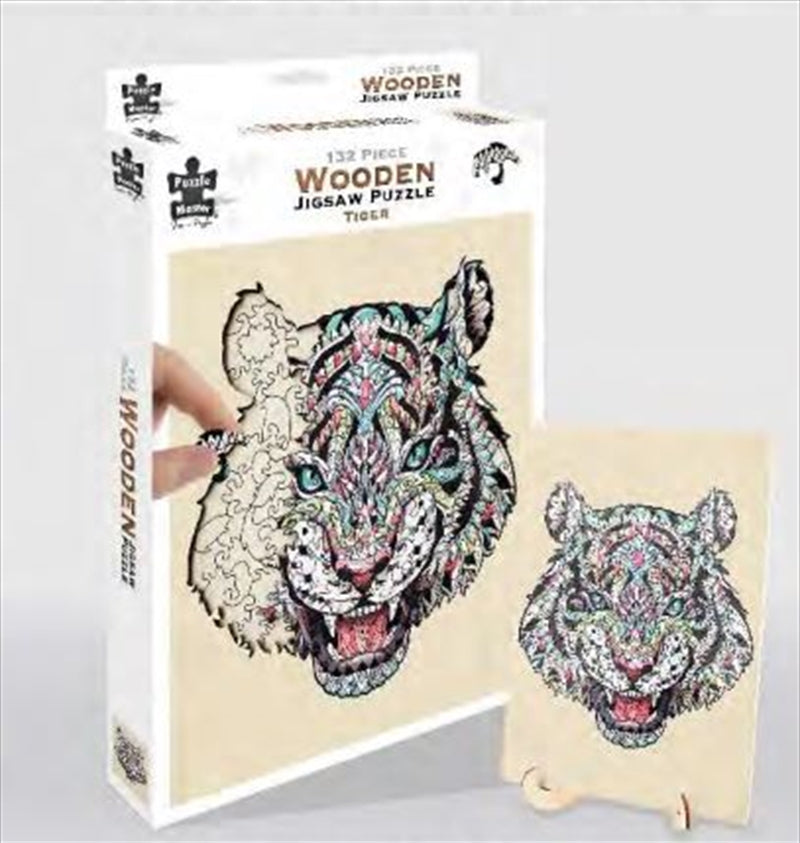 Tiger 132 Piece Wooden Puzzle