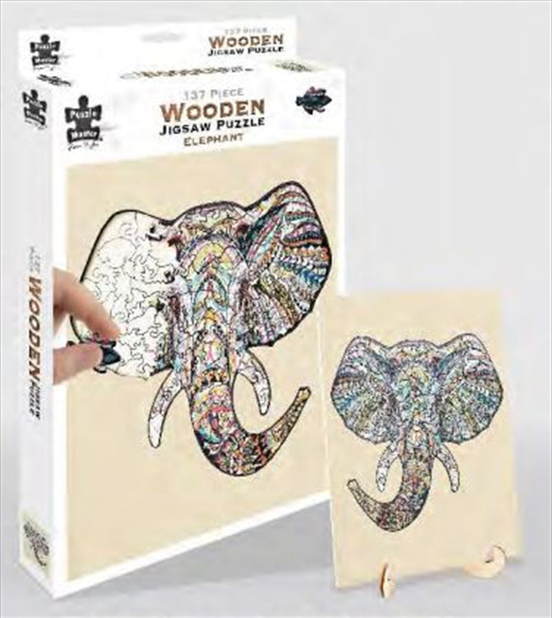 Elephant 137 Piece Wooden Puzzle