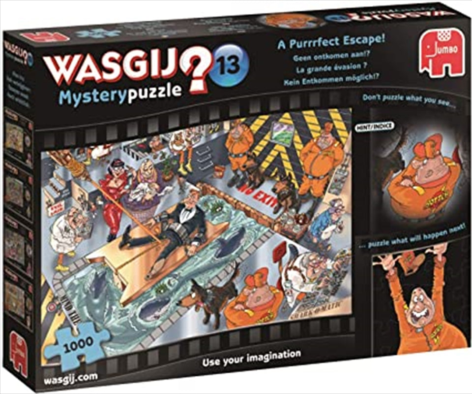 Wasgij 1000 Piece Puzzle - Mystery A Purr-Fect Escape