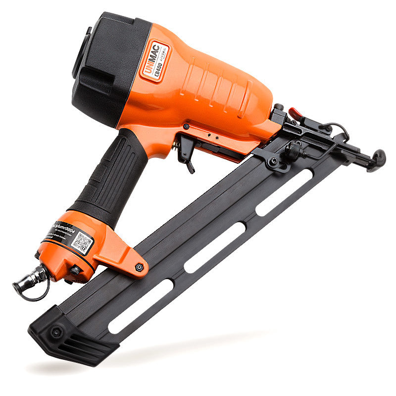 UNIMAC Finishing Air Nail Gun - Heavy Duty Angled Nailer Pneumatic Finish