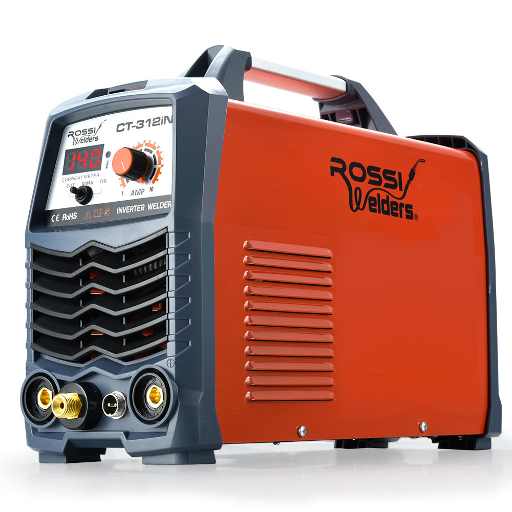 ROSSI 140 Amp 3in1 Multi-process Plasma Cutter GTAW Stick Gas Tungsten Arc Portable Inverter TIG Welder