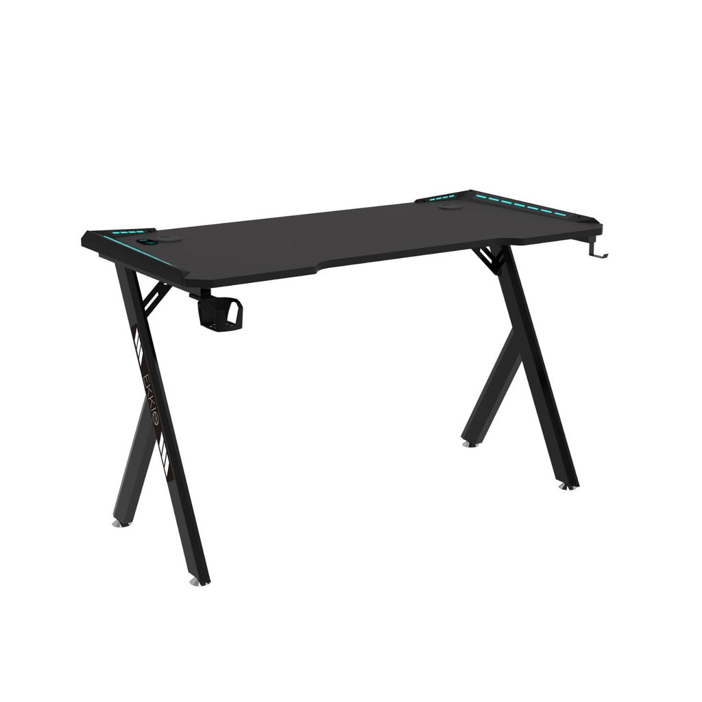 EKKIO RGB Gaming Desk Y Shape Black 140cm EK-GD-102-AL