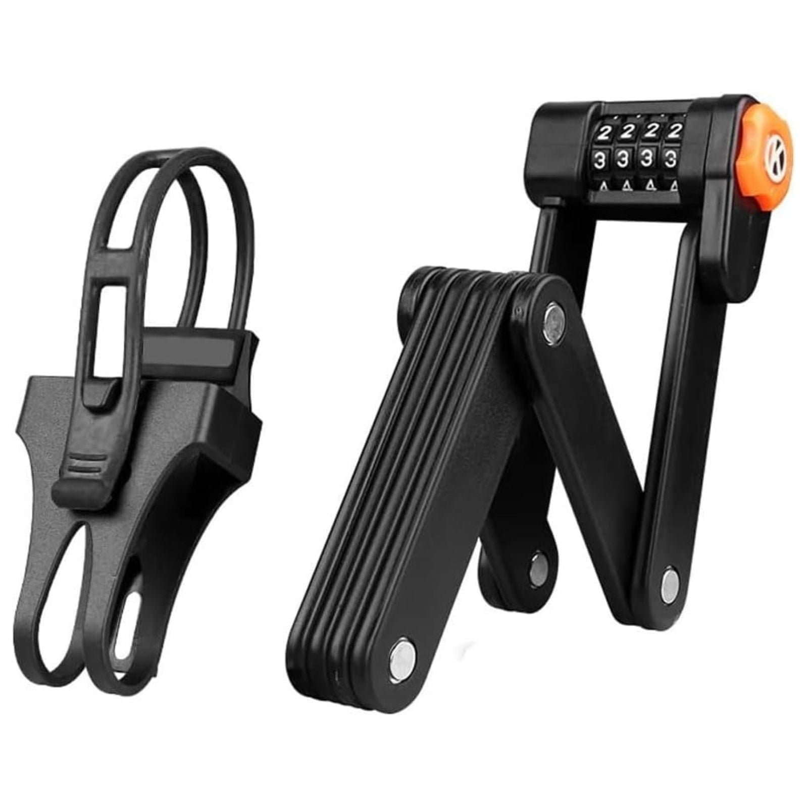 KILIROO Bike Folding Lock with Password Lock Anti-Theft (Black) KR-BFL-100-JK