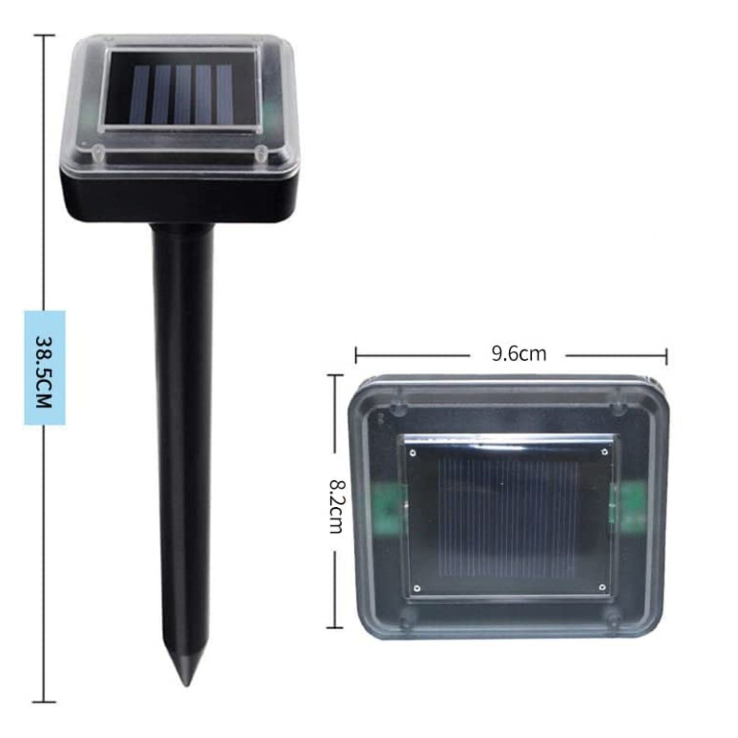 NOVEDEN Ultrasonic Solar Powered Snake Repellent (Set of 6) NE-SSR-100-XY