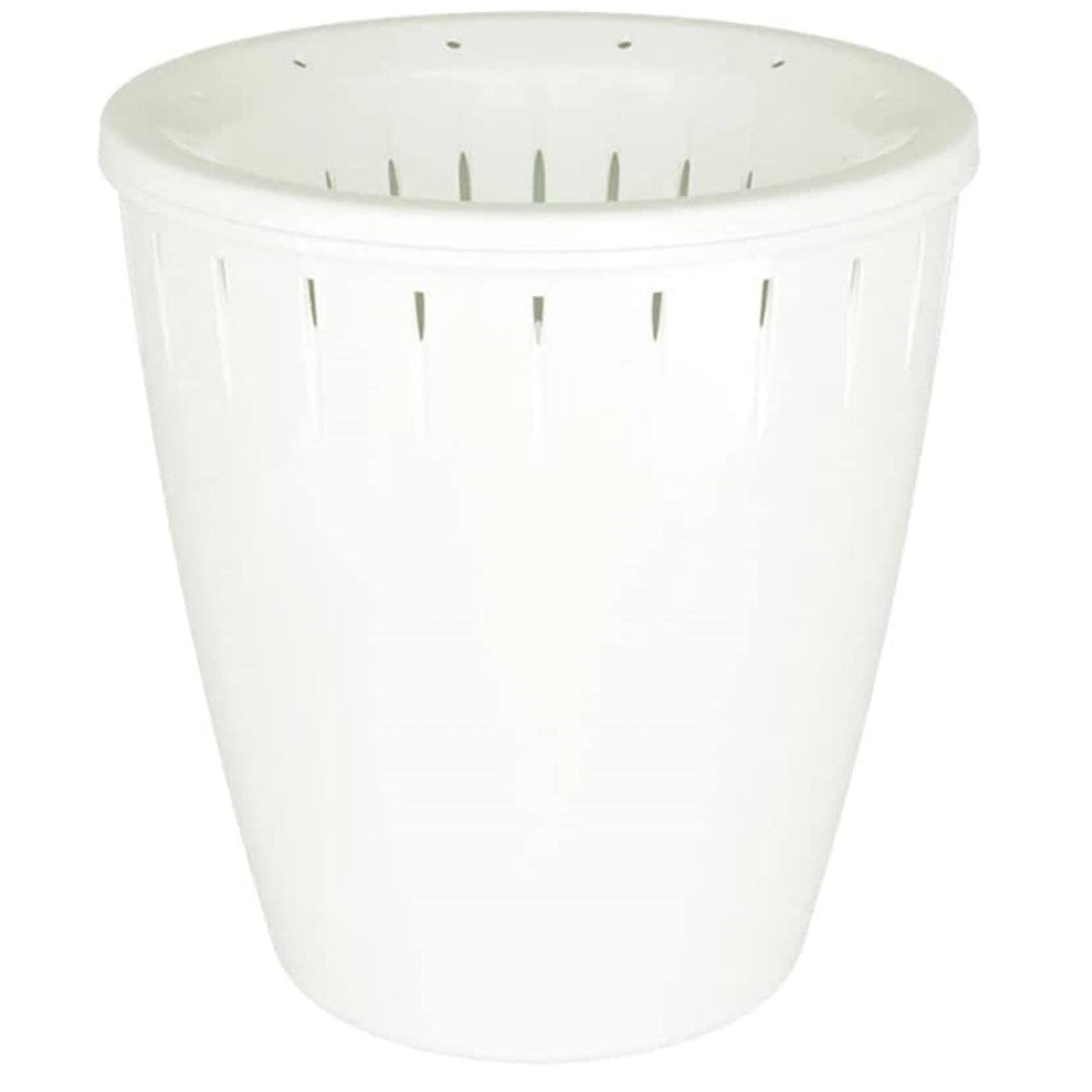 NOVEDEN Set of 6 Plastic Self Watering Planter Flower Pots (White) NE-FP-100-MY