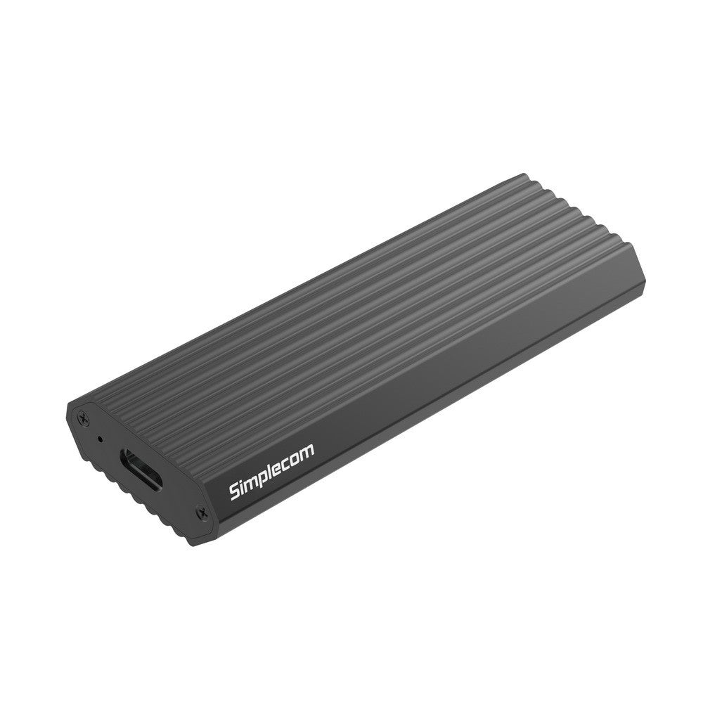 Simplecom SE513-BK NVMe PCIe (M Key) M.2 SSD to USB 3.1 Gen 2 USB-C Enclosure - Black