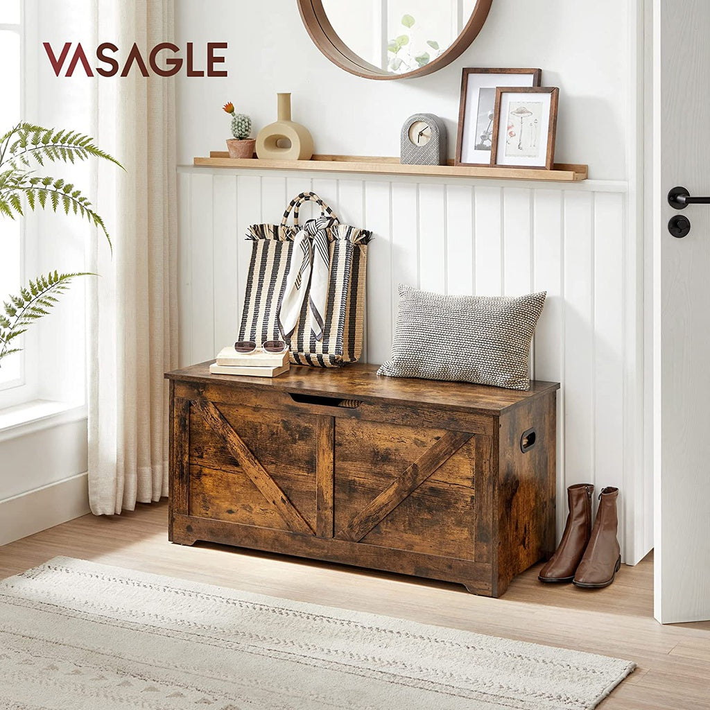 VASAGLE Storage Cabinet Vintage Brown LSB060T01