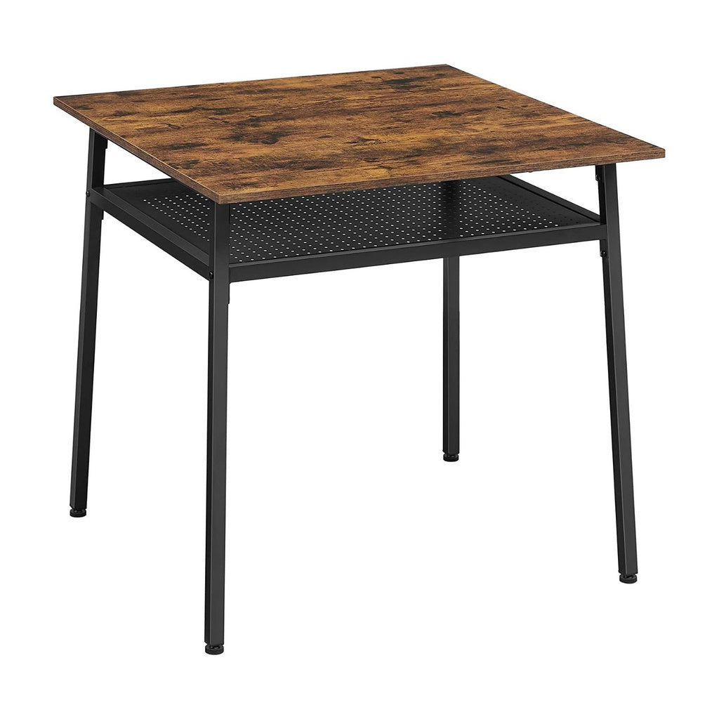 VASAGLE Dining Table with Storage Compartment KDT008B01