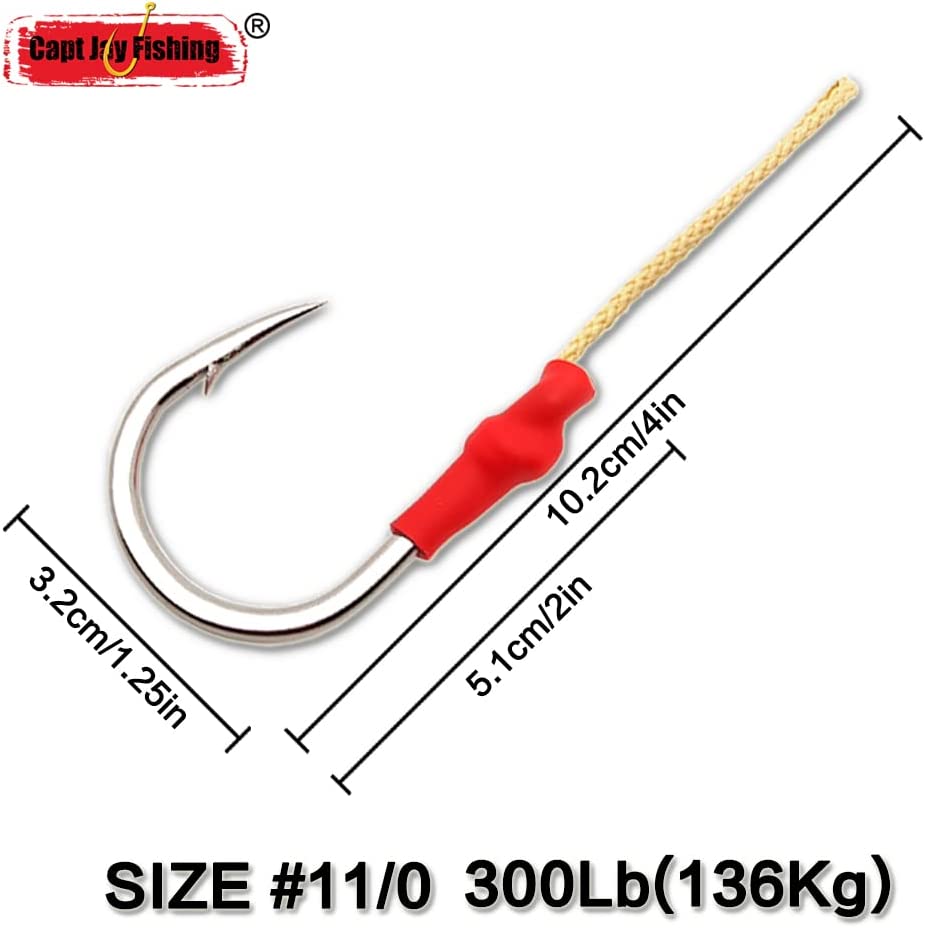 Capt Jay Fishing Assist Hooks #11 (3pc)