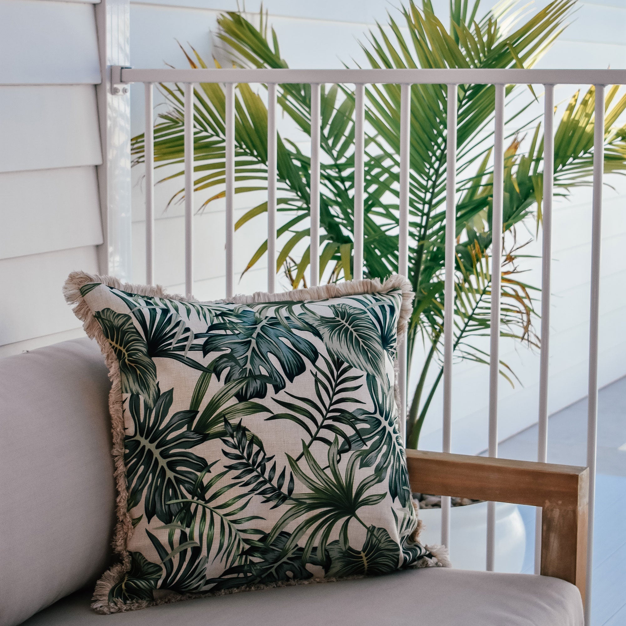 Cushion Cover-Coastal Fringe-Boracay-60cm x 60cm